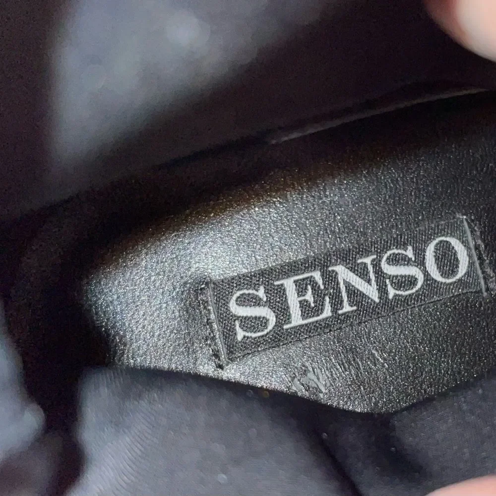 Senso Satin Ankle Boots Popcorn Print 7